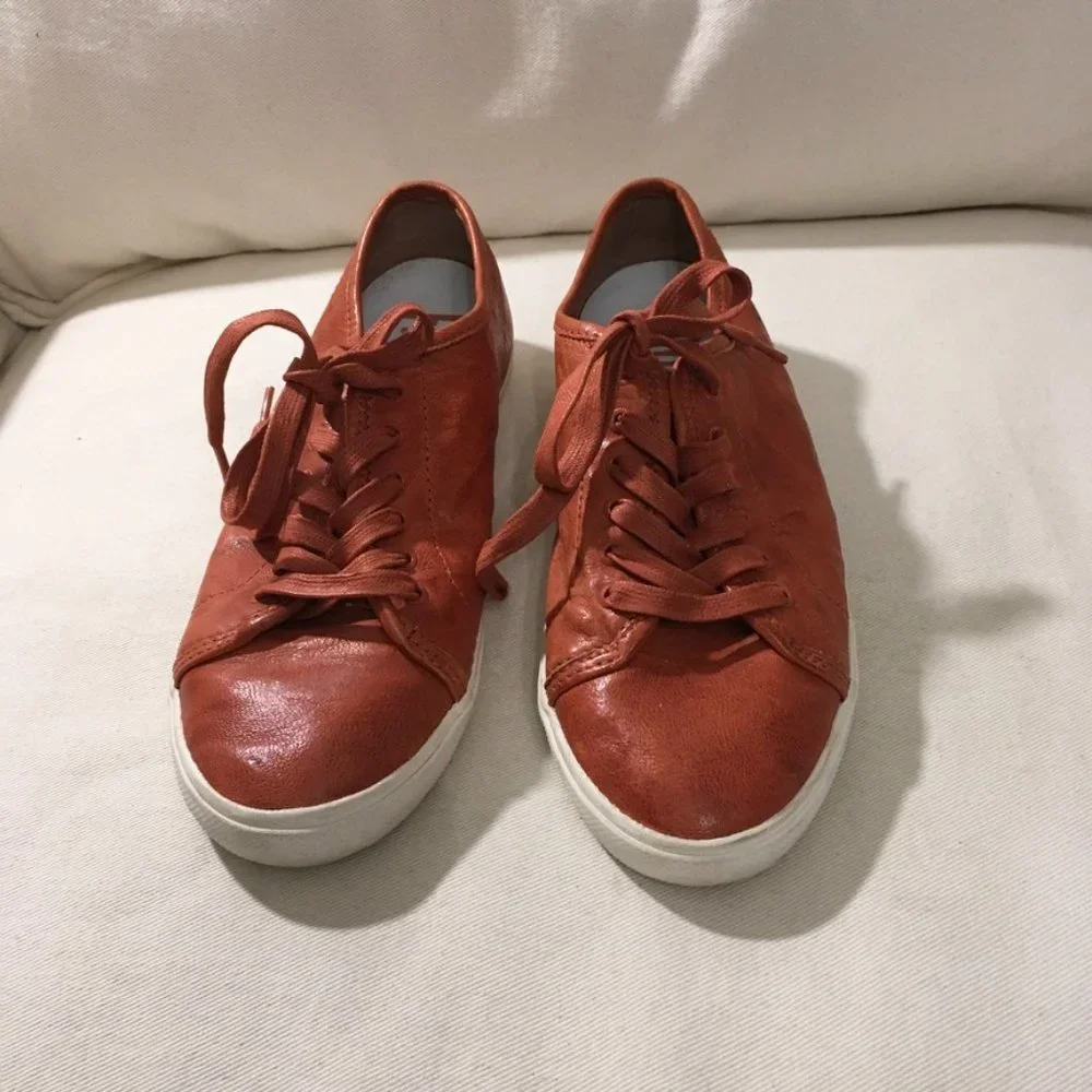 Frye Miller Low Top Waxed Brown Vintage Sneaker